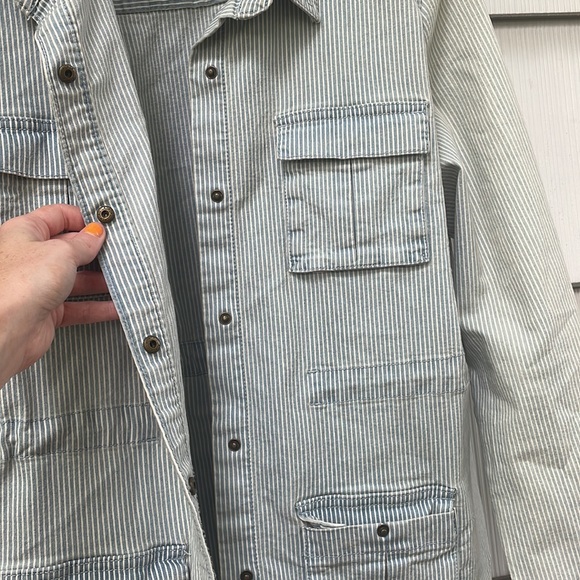 Universal thread, jean jacket, striped - Picture 2 of 6